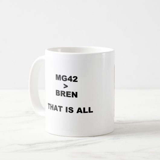 MG42-Tasse Kaffeetasse (Vorderseite Links)