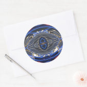 _MG_0020 flach Runder Aufkleber (Umschlag)