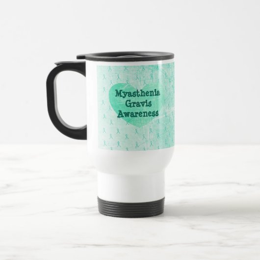 MG Awareness Ribbons Coffee Cup Reisebecher (Links)