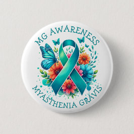 MG-Bewusstsein | Myasthenia Gravis Ribbon Button