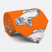 MG Cabriolet für antike Fahrzeuge Krawatte (Gerollt)