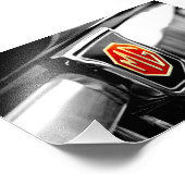 MG Classic British Sports Motor Car Fotodruck (Ecke)