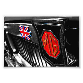 MG Classic British Sports Motor Car Fotodruck