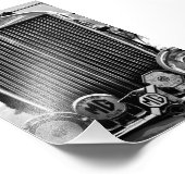 MG Classic Sports Motor Car Fotodruck (Ecke)