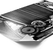 MG Classic Sports Motor Car Fotodruck (Ecke)