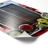 MG Classic Sports Motor Car Fotodruck (Ecke)