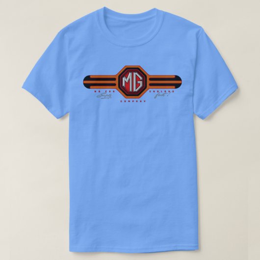 MG-Fahrzeuge England 1 T-Shirt (Design vorne)
