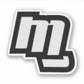 MG-Fist-Aufkleber mit benutzerdefinierter Ausschne Aufkleber (Vorderseite)