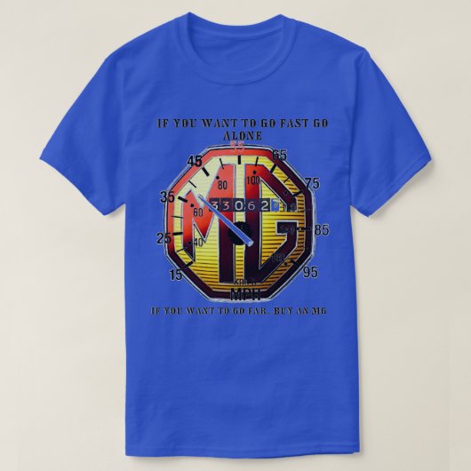 MG-Geschwindigkeitsmesser T-Shirt (Design vorne)