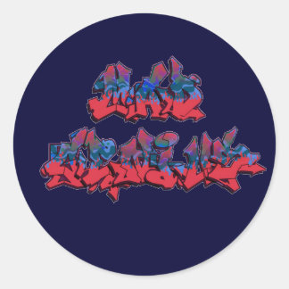 MG-Logo 2 (Aufkleber) Runder Aufkleber