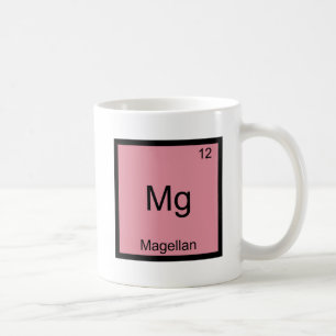 Mg - Magellan Funny Chemistry Element Symbol T-Shi Kaffeetasse