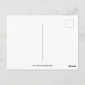 MG. MAUS MACHT EINE WEIHNACHTSMANNMÜTZE POSTKARTE (Rückseite)