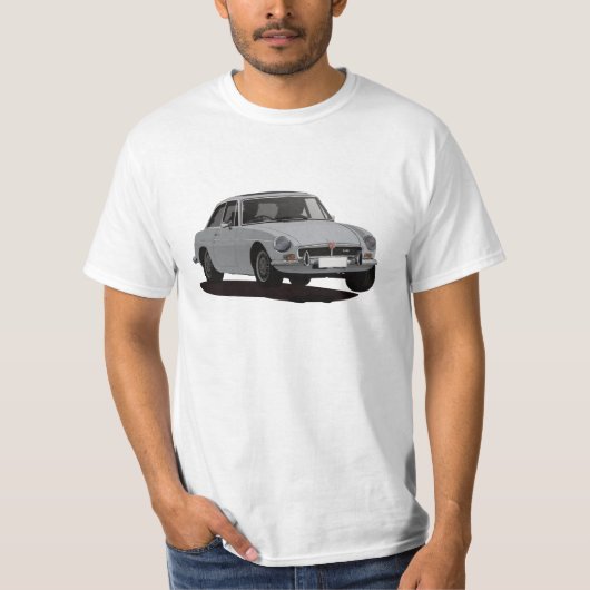 MG MGB GT V8 - grau T-Shirt (Vorderseite)