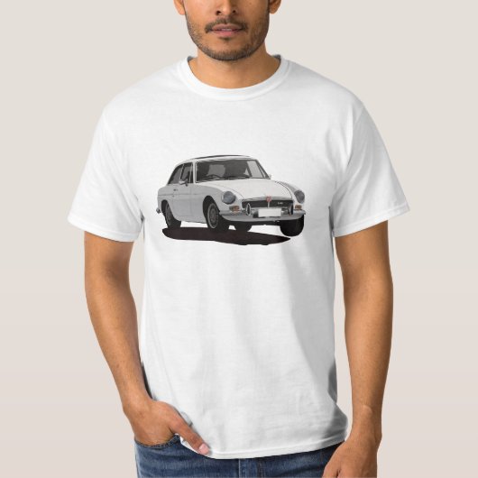 MG MGB GT V8 - weiß T-Shirt (Vorderseite)