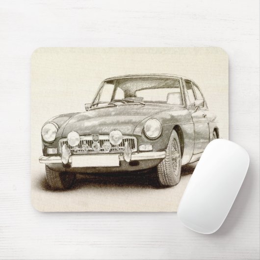 MG MGB MkII Mousepad (Mit Mouse)