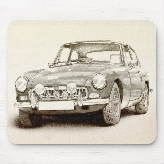 MG MGB MkII Mousepad (Vorne)
