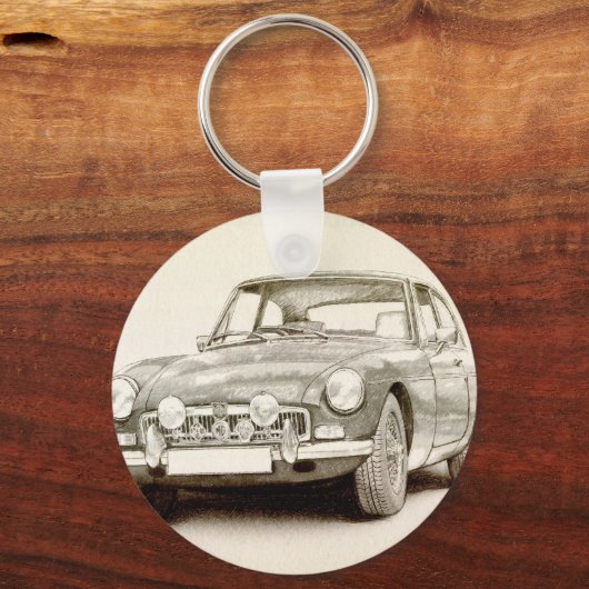 MG MGB MkII Schlüsselanhänger (Vorderseite)