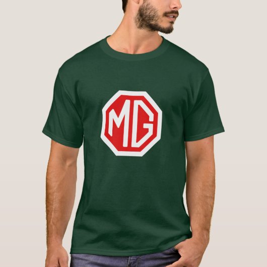 MG Oktagon (rot/weiß) T-Shirt (Vorderseite)
