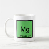 Mg - Symbol für das Mini-Golf-Funny Chemical-Eleme Kaffeetasse (Links)