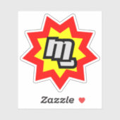 MG-Symbol mit benutzerdefinierter Cut-Aufkleber Aufkleber (Blatt)