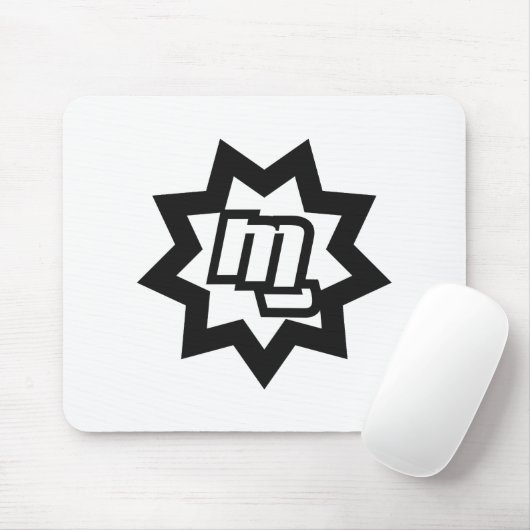 MG Symbol Mousepad (B/W (Mit Mouse)