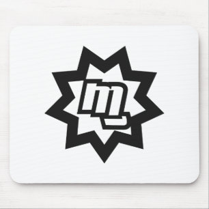 MG Symbol Mousepad (B/W
