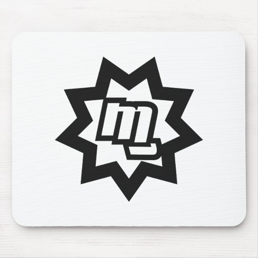 MG Symbol Mousepad (B/W (Vorne)