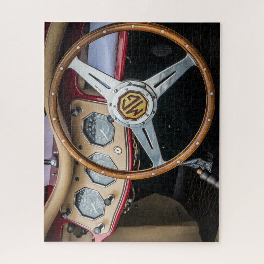 MG TF Klassiksportwagen Puzzle (Vertikal)