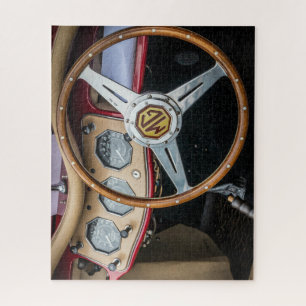 MG TF klassischer britischer Sportwagen Puzzle