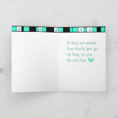 MG Warrior Grußkarte für den Freund Karte (Innenseite)