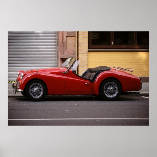MGA Roadster Poster (Vorne)