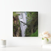 Mgawa Falls, Near Lusikisiki, Wild Coast Quadratische Wanduhr (Zuhause)