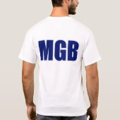 MGB-Blau T-Shirt (Rückseite)