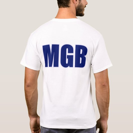 MGB-Blau T-Shirt (Rückseite)