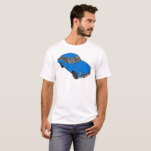 MGB-Blau T-Shirt (Vorne ganz)