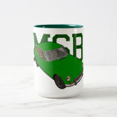 MGB-Grün Zweifarbige Tasse (Mittel)