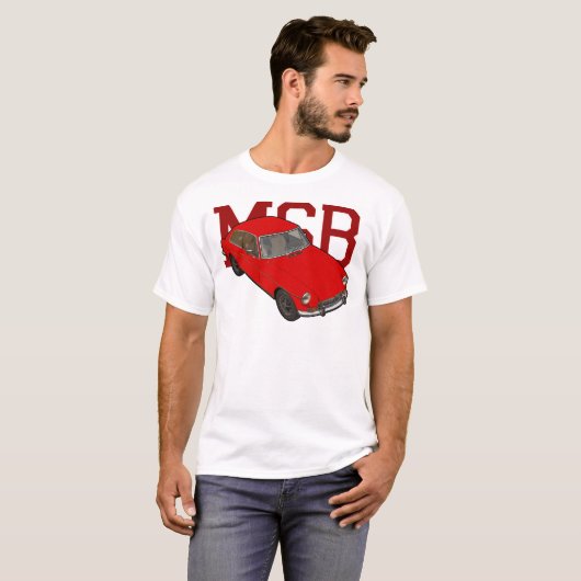 MGB-Rot T-Shirt (Vorne ganz)