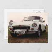 MGBGT Sportwagen Postkarte (Vorne/Hinten)