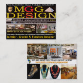 MGG ENTWURFS-LLC-KARTE (MOJISOLA A GBADAMOSI VISITENKARTE (Vorne/Hinten)