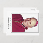 Mgr. Marcel Lefebvre Post Card Postkarte (Vorne/Hinten)