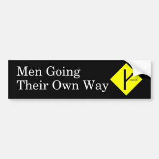 MGTOW Autoaufkleber-Schwarz-Hintergrund Autoaufkleber