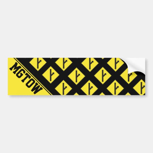 MGTOW - Gehende Männer ihre eigene Weise Autoaufkleber (Vorne)