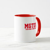 MGTOW - Männer gehen ihren eigenen Weg Tasse (VorderseiteRechts)