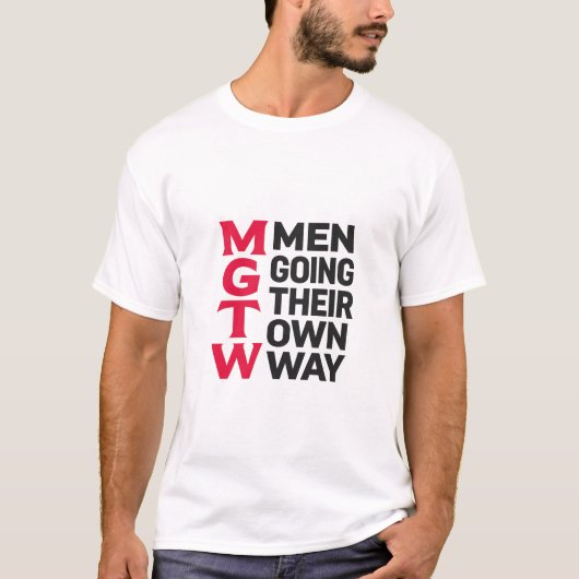mgtow mens T-Shirt (Vorderseite)