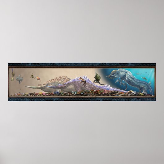 MH3 MONSTER CHART LISTE ALLER MONSTER POSTER (Vorne)