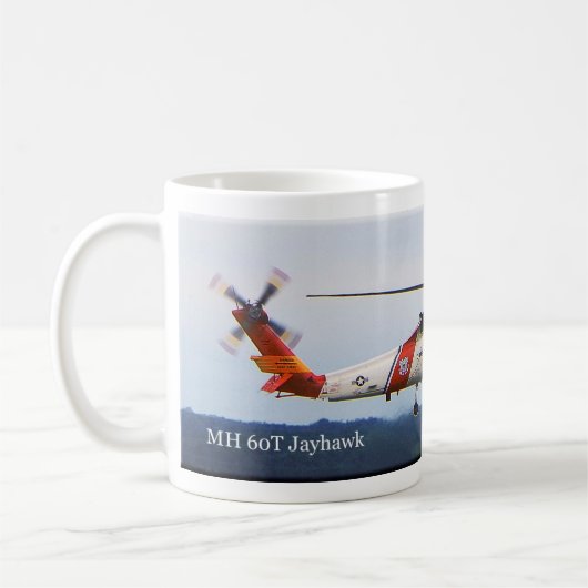 MH60 T Jayhawk Hubschrauber-Tasse Kaffeetasse (Links)