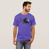 MH6 Little Bird Hubschrauber T-Shirt (Vorne ganz)