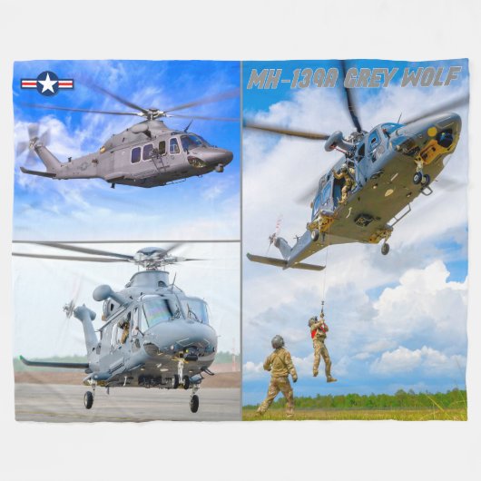 MH-139A GRAY WOLF FLEECEDECKE (Vorderseite (Horizontal))