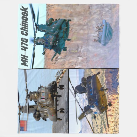 MH-47G CHINOOK FLEECEDECKE (Vorderseite)