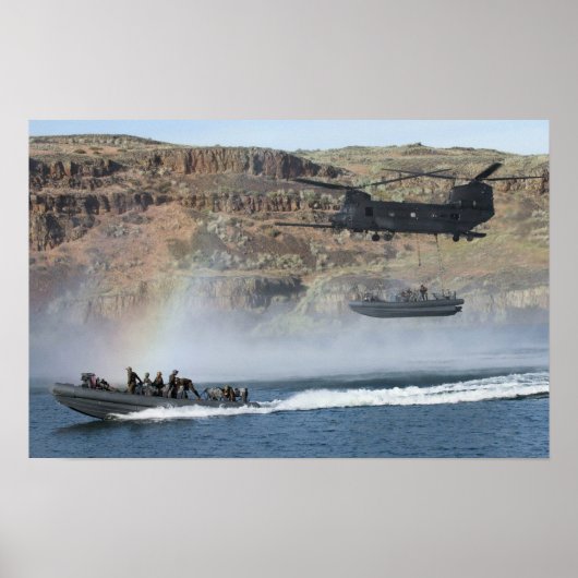 MH-47G Chinook Hubschrauber Poster (Vorne)